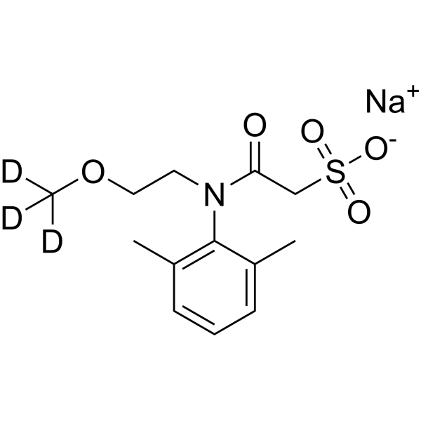 Sodium 2-((2,6-dimethylphenyl)(2-(methoxy-d3)ethyl)amino)-2-oxoethane-1-sulfonate